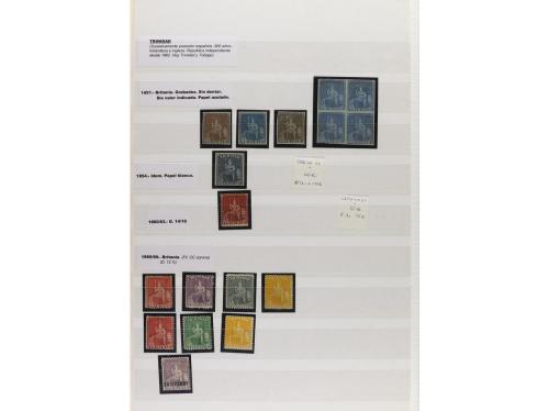 LOTES y COLECCIONES. COLONIAS BRITÁNICAS. Conjunto montado e