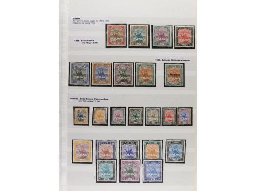 LOTES y COLECCIONES. COLONIAS BRITÁNICAS. Conjunto montado e