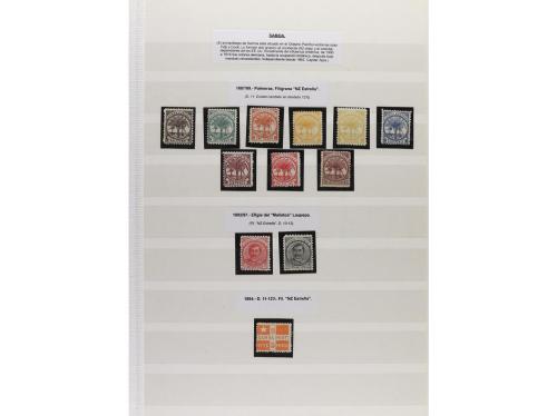 LOTES y COLECCIONES. COLONIAS BRITÁNICAS. Conjunto montado e