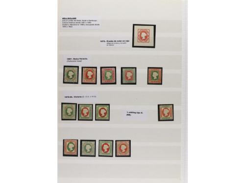 LOTES y COLECCIONES. COLONIAS BRITÁNICAS. Conjunto montado e