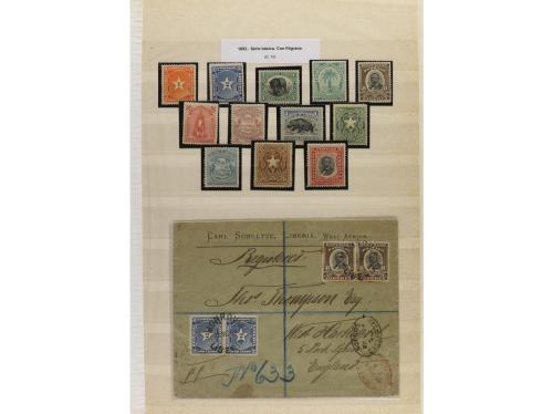 LOTES y COLECCIONES. COLONIAS BRITÁNICAS. Conjunto montado e