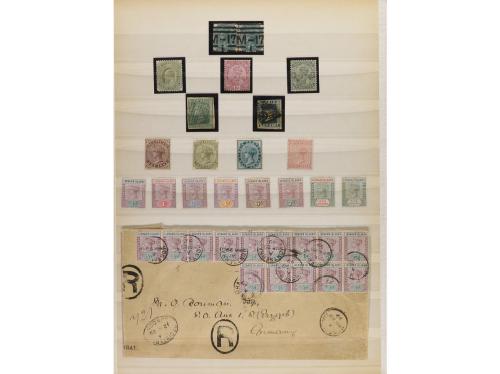 LOTES y COLECCIONES. COLONIAS BRITÁNICAS. Conjunto montado e