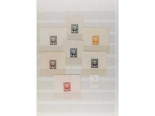 LOTES y COLECCIONES. MUNDIAL. Conjunto montado en hojas clas