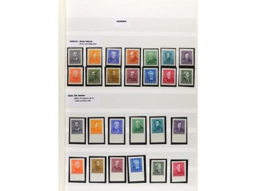 LOTES y COLECCIONES. MUNDIAL. Conjunto montado en hojas clas