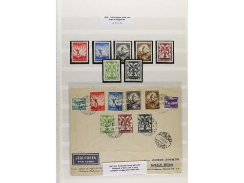 LOTES y COLECCIONES. MUNDIAL. Conjunto montado en hojas clas