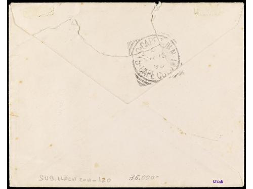 ✉ SANTA HELENA. Ed. 12 (2), 13, 15 y 22. 1895. A CIUDAD DEL 