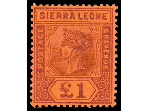 * SIERRA LEONA. Yv. 31/43. 1897-8. Victoria. SERIE COMPLETA,