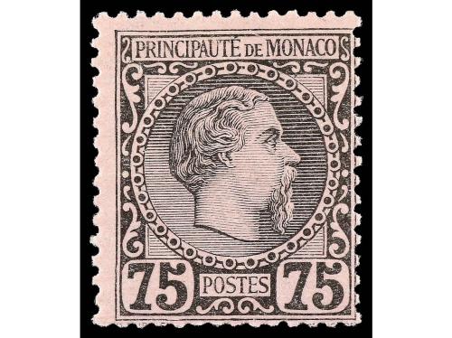 * MONACO. Yv. 1/8. 1 c. a 75 cts. 8 VALORES. 