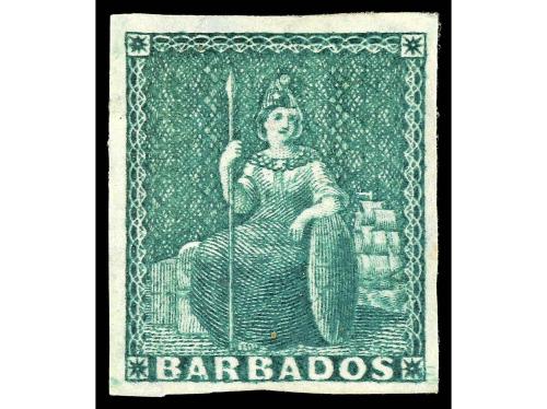 **/* BARBADOS. Yv. 1/3. SERIE COMPLETA. 3 valores. 1 p. azul