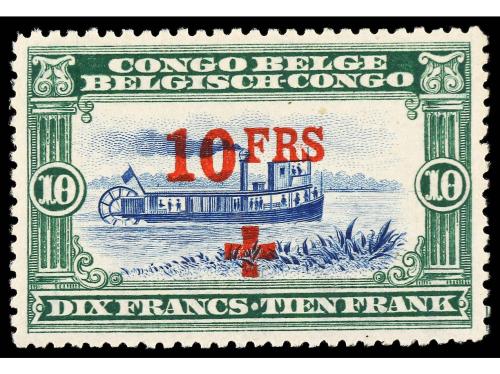 * CONGO BELGA. Yv. 50/3, 54/63 y 72/80. SERIES COMPLETAS. 23