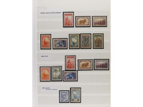 LOTES y COLECCIONES. ARGENTINA. Conjunto montado en clasific