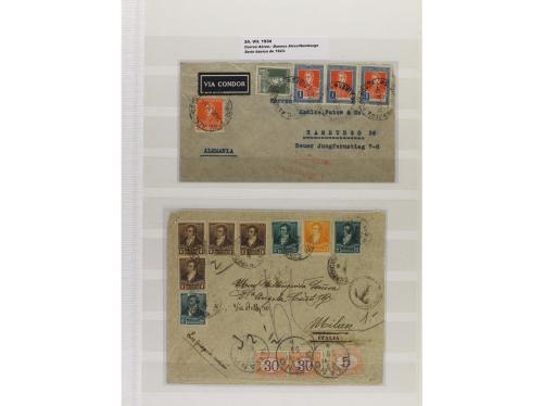 LOTES y COLECCIONES. ARGENTINA. Conjunto montado en clasific