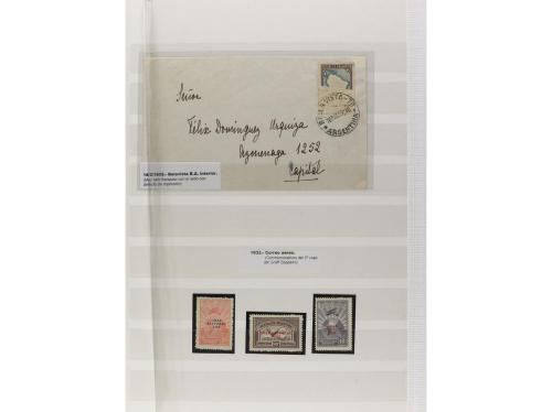 LOTES y COLECCIONES. ARGENTINA. Conjunto montado en clasific