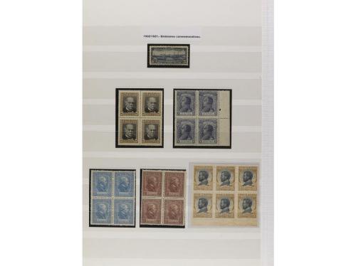 LOTES y COLECCIONES. ARGENTINA. Conjunto montado en clasific