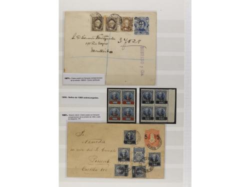 LOTES y COLECCIONES. ARGENTINA. Conjunto montado en clasific