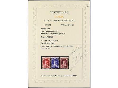 LOTES y COLECCIONES. BÉLGICA y CONGO. Conjunto montado en cl