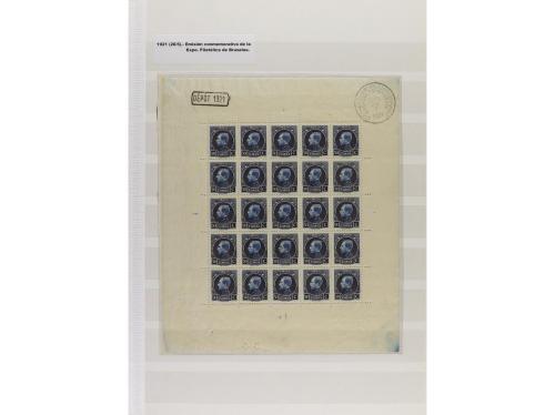 LOTES y COLECCIONES. BÉLGICA y CONGO. Conjunto montado en cl