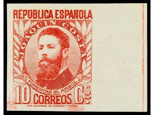 ** ESPAÑA. Ed. 664cc, cca y 664cbs. 10 cts. rosa, 10 cts. ve