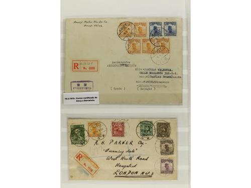 LOTES y COLECCIONES. 1880-1930. MUNDIAL. Pequeña colección c