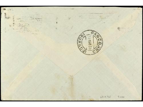 ✉ ESPAÑA. Ed. 682s. 1931. BARCELONA a BURGOS. 10 cts. verde 