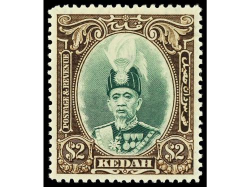 * MALASIA. Yv. 53/61. KEDAH. SERIE COMPLETA, 9 valores. Cat.