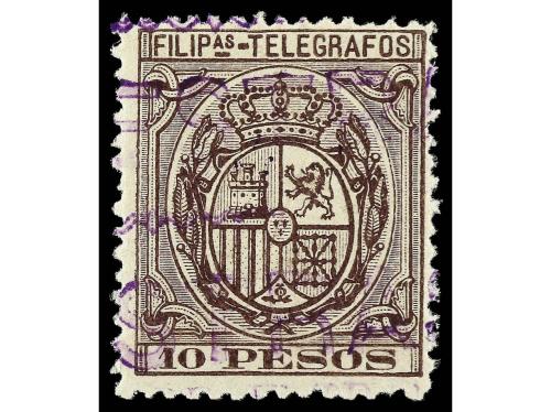 ** FILIPINAS. Ed. 48/58. TELÉGRAFOS. SERIE COMPLETA. 11 valo