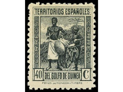 ** COLONIAS ESPAÑOLAS: GUINEA. Ed. NE 11, 11C y 11F. 5,20 y 