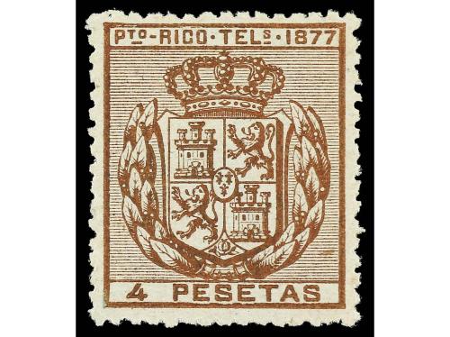 **/* PUERTO RICO. Ed. 15/8 y 21/4. TELÉGRAFOS. SERIES COMPLE