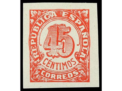 ** ESPAÑA. Ed. NE 29/30s. 45 cts. rosa y carmín. 2 valores S