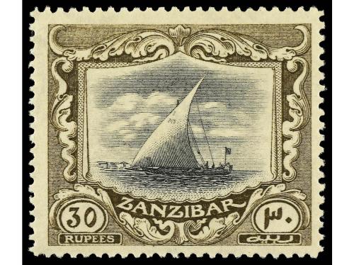 * ZANZIBAR. Ed. 144/59A. 1921-28. SULTÁN KHALIFA BIN HARUF y