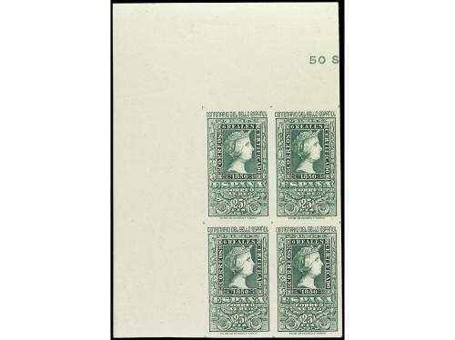 ** ESPAÑA. Ed. 1075/82 (4). CENTENARIO. 8 valores en bloques