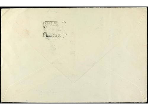 ✉ COLONIAS ESPAÑOLAS: ANDORRA. Ed. 18 y 23. 1930. Sobre fila