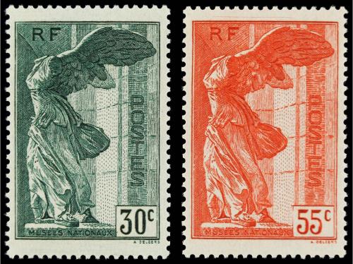 ** FRANCIA. Yv. 354/55. SERIE COMPLETA. 2 valores. LUJO. Cat