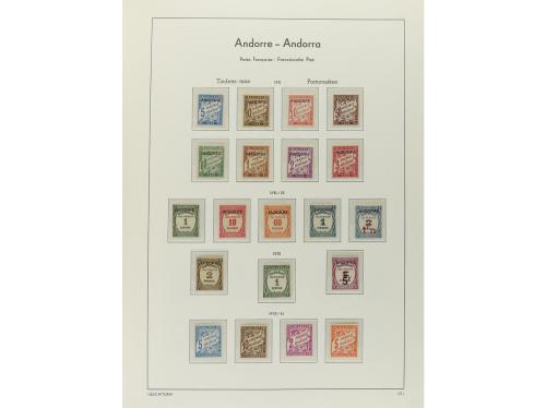 ANDORRA: ANDORRA FRANCESA. Colección en álbum Faro de 1931 a