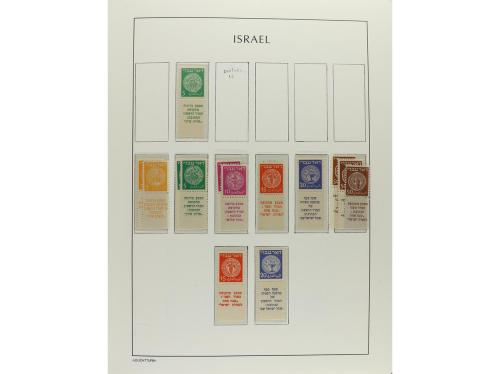 ISRAEL. Colección en 3 álbumes Faro de 1948 a 2000 completa 