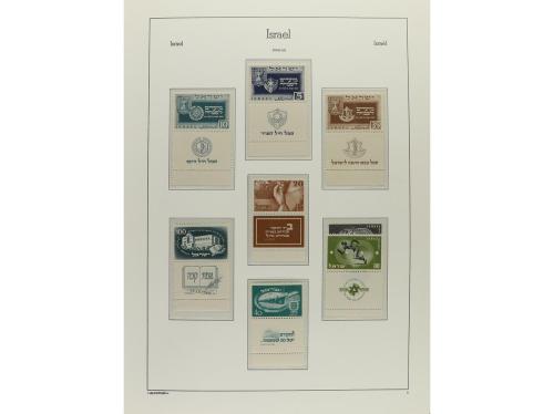 ISRAEL. Colección en 3 álbumes Faro de 1948 a 2000 completa 