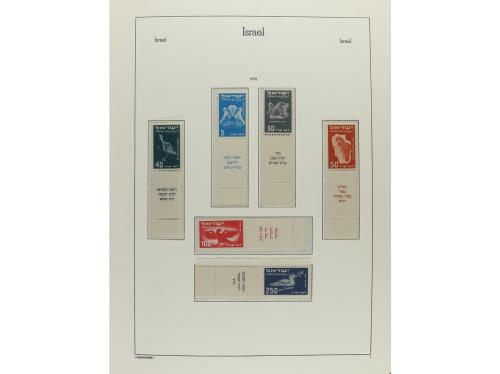 ISRAEL. Colección en 3 álbumes Faro de 1948 a 2000 completa 