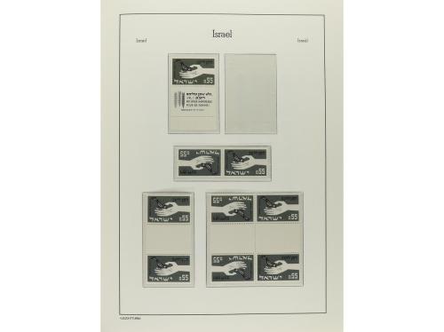 ISRAEL. Colección en 3 álbumes Faro de 1948 a 2000 completa 