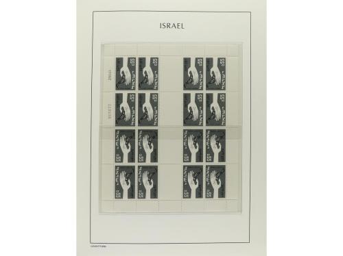 ISRAEL. Colección en 3 álbumes Faro de 1948 a 2000 completa 