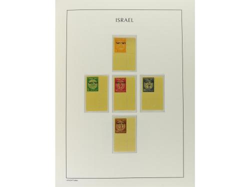 ISRAEL. Colección en 3 álbumes Faro de 1948 a 2000 completa 