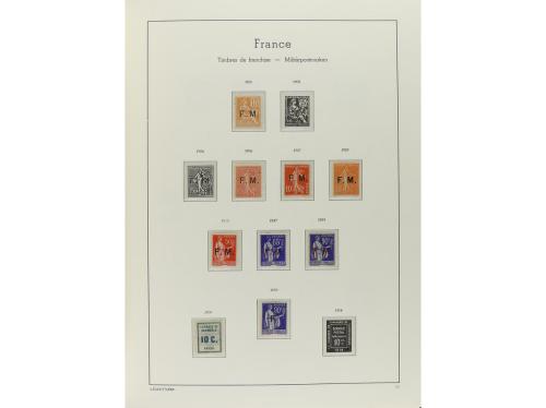 FRANCIA. Colección en 4 álbumes Faro de 1853 a 1994. Todos l