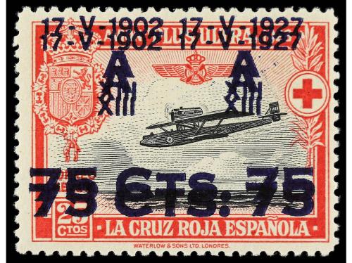 * ESPAÑA. Ed. 388/9hi y 390hh. ERRORES DE IMPRESIÓN. 2 valor