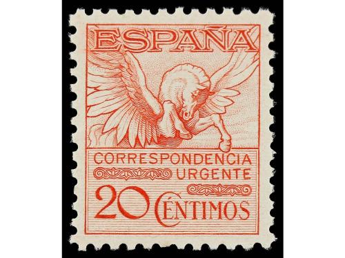 ** ESPAÑA. Ed. 592A. 20 cts. rosa LUJO. Cat. 310&euro;. 