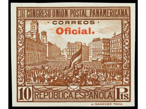 ** ESPAÑA. Ed. 620/9s. SERIE COMPLETA, 10 valores SIN DENTAR