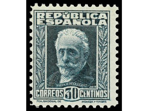 **/* ESPAÑA. Ed. 662/9cc. 2 cts. a 30 cts. 8 valores, COLORE