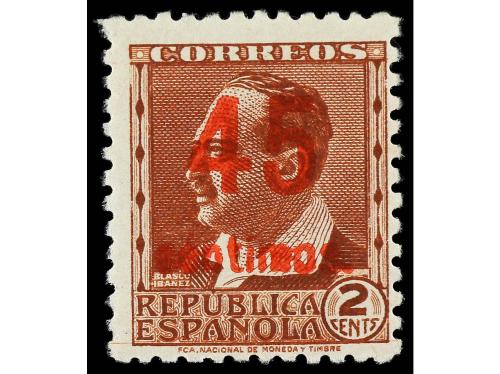 * ESPAÑA. Ed. NE 28, 28a y 28b. SERIE COMPLETA, 3 valores. N