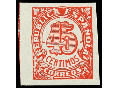 ** ESPAÑA. Ed. NE 29/30 y NE 29/30s. 45 cts. rosa y 45 cts. 