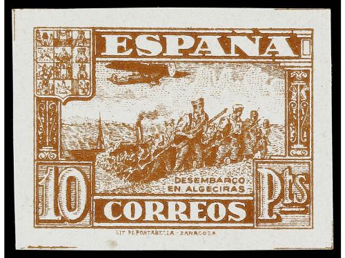 (*) ESPAÑA. Ed. 812p y 813ps. 4 pts. dentado y 10 pts. sin d