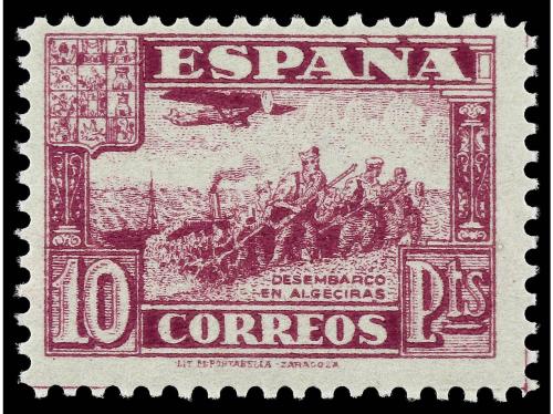 * ESPAÑA. Ed. 813cc, ** 813cca y ** 813ccb. 10 pts. 3 ejempl