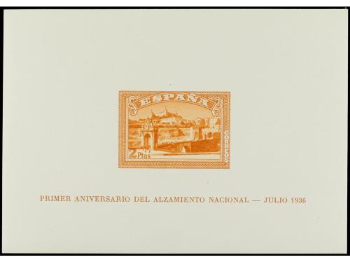 ** ESPAÑA. Ed. 836/7, 838/9. HB. Dentadas y SIN DENTAR (esta